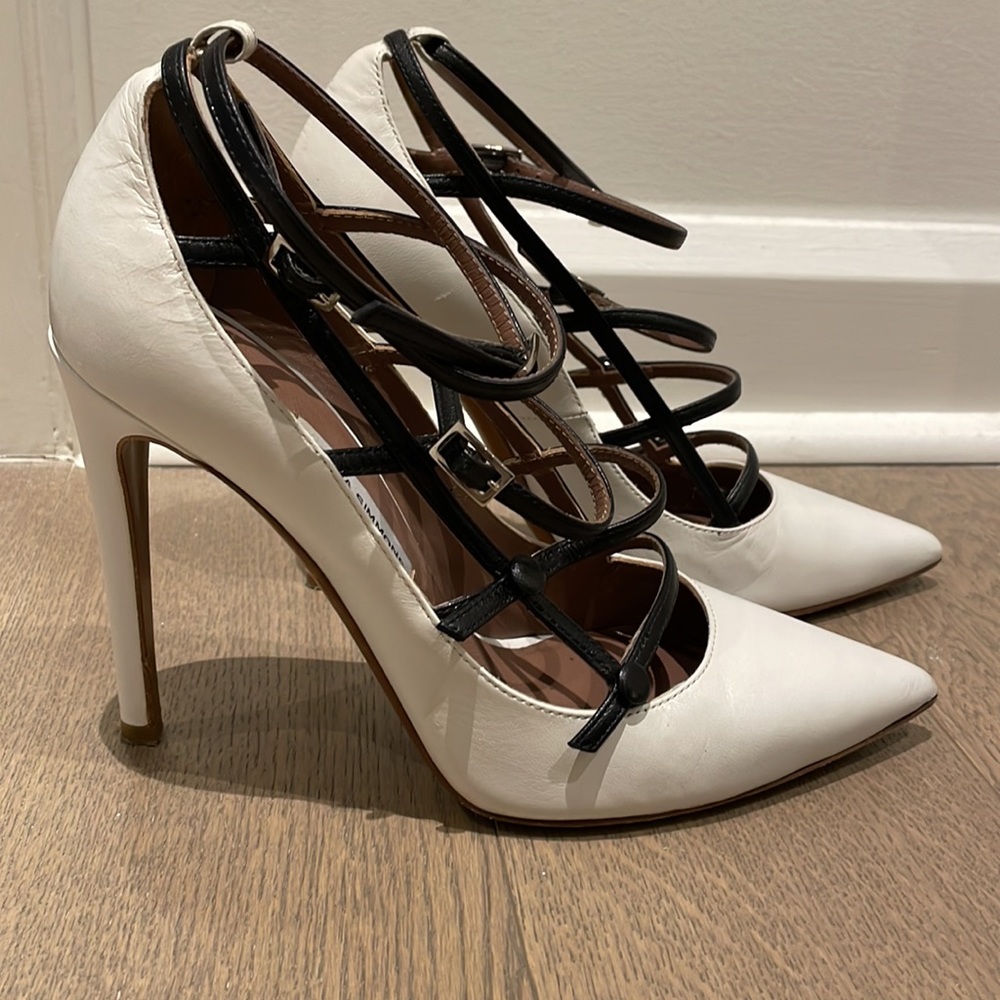 Tabitha Simmons high heel pumps with straps. Size 36.5